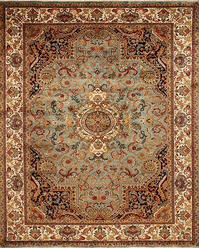 165265 Golden Age Collection <br>  Jewel Blue / Ivory 10.2 X 14.2
